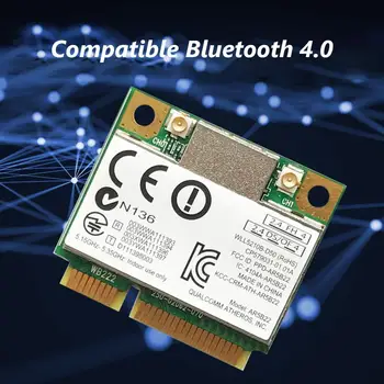 300-метровый беспроводной адаптер Mini PCI-E 2,4 G/5G Bluetooth 4,0 WiFi Сетевая карта-ключ