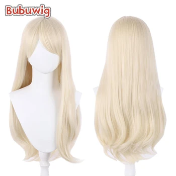 Bubuwig Синтетические Волосы длиной 70 см, светло-русые Парики для косплея, женские модные Прямые Классические Парики для аниме-вечеринок, Термостойкие