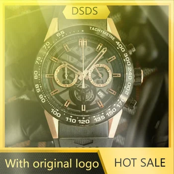 Dsds Мужские водонепроницаемые кварцевые часы 904L из нержавеющей стали 44 мм -бирка