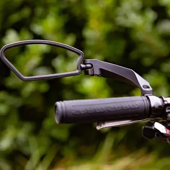 HD Небьющееся велосипедное зеркало, зеркало на руле с поворотом на 360 градусов, безопасное Кристально Чистое Зеркало заднего вида для мотоциклов
