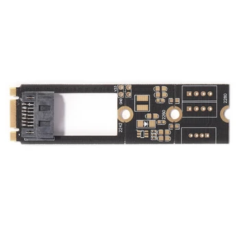 M.2 B-M Ключ NGFF к SATA3.0, 7-контактный адаптер для SDD-разъема 2242 2260 2280.