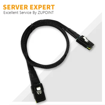 Внутренний серверный кабель ZUPOINT Mini SAS от 36Pin SFF-8087 до 36Pin SFF-8087 SAS для передачи данных 50 см 2шт
