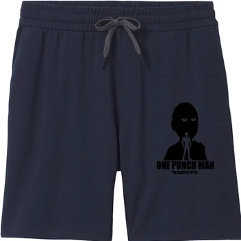 Высококачественные повседневные шорты с принтом New One Punch Man SAITAMA GENOS ANIME shorts for men NWT USA из чистого хлопка с принтом Summer sh