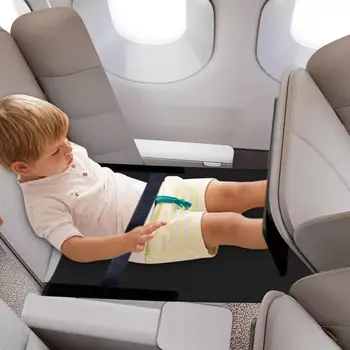 Детская кровать-самолет для путешествий на самолете, Детские педали, Кровать для путешествий, предметы первой необходимости, компактный и портативный удлинитель сиденья самолета для ног