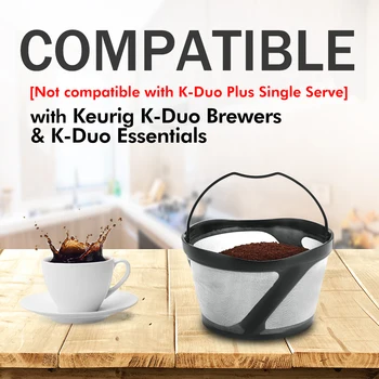 Для Keurig K-Duo Многоразовый кофейный фильтр Многоразовая корзина для кофе в стиле чашки Кофемашина Инструмент для приготовления кофе