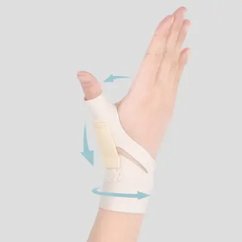 Защита запястья от сухожилий из черной кожи, компрессионный рукав для большого пальца, спортивные принадлежности, браслет для лечения артрита и тендинита