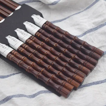 Креативные портативные палочки для еды для суши, многоразовый дизайн с бамбуковым узлом, бытовые палочки для еды в японском стиле, Ресторанная посуда