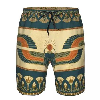 Мужские пляжные короткие шорты для плавания Ancient Egypt Surfing Sport Board Shorts Купальники