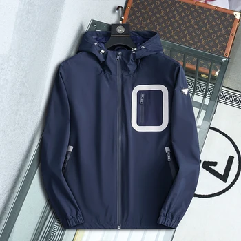 Новая мужская тонкая куртка с треугольным логотипом