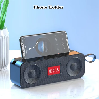 Оригинальный Портативный Беспроводной Bluetooth Динамик Soundbar Mini Home Music Сабвуфер Стерео Объемный Звук Box Колонки Для Телефона