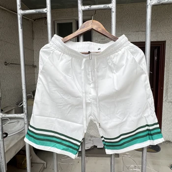 Повседневные шорты Casablanca Летняя мода на завязках Одежда из хлопка высшего качества Простые шорты CASA в стиле хип-хоп Y2k
