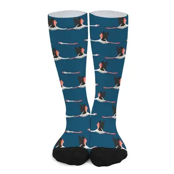 Птица фламинго, чулки, классические носки 2020 года, компрессионные носки, термоноски, мужские зимние летние мужские носки из хлопка