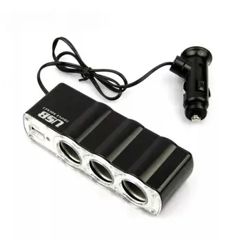 Разветвитель автомобильного прикуривателя 12 В/24 В, Автомобильное зарядное устройство, автомобильный адаптер питания постоянного тока с USB-портом для зарядки мобильного телефона, игра Z2G1