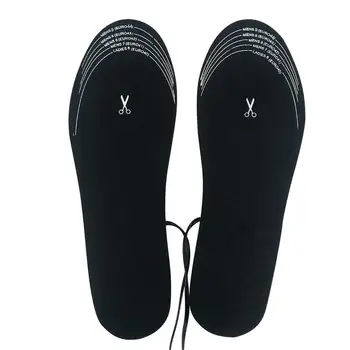 Стельки для обуви с USB-подогревом, грелка для ног, зимний коврик, обогреватель для носков, Зимние виды спорта на открытом воздухе, теплые стельки