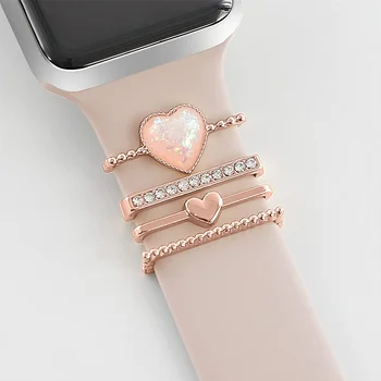 Украшение для Apple watch band 8 7 se ultra Аксессуары Ювелирные изделия с бриллиантами, подвески, аксессуары Samsung / Huawei ремешок для часов 20 мм / 22 мм